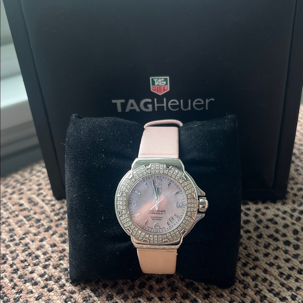 Tag Heuer Formula 1 pink with diamonds 💎